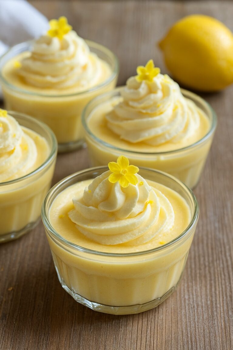 Vasitos de Crema de Limón