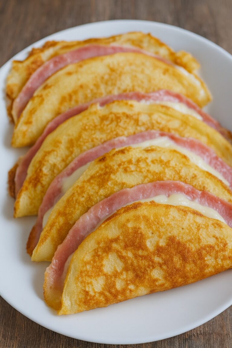 Crepes de Queso y Jamón