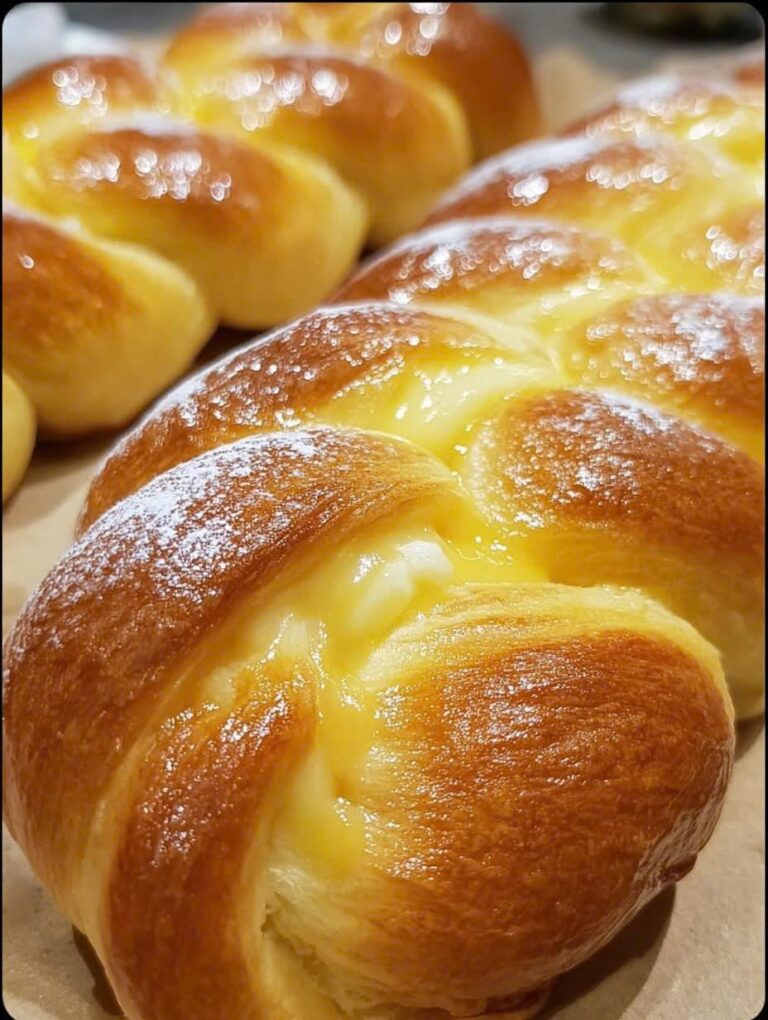 Trenza Dulce con Crema Pastelera