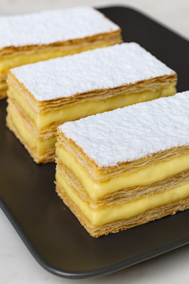 Milhojas de Crema Pastelera