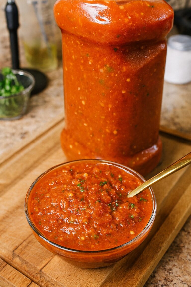 Salsa de Tomate Casera