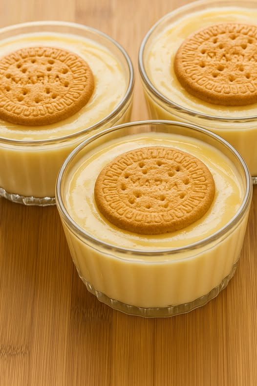 Natillas con Galletas