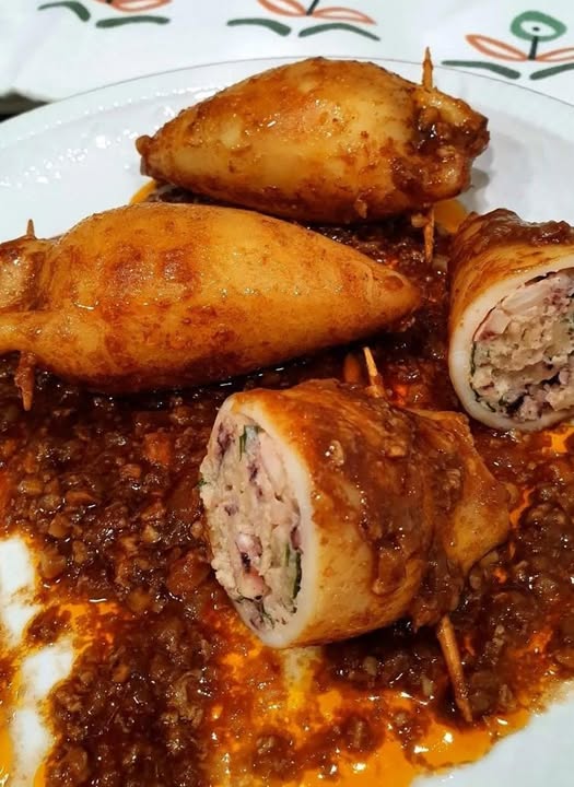 Calamares Rellenos Caseros