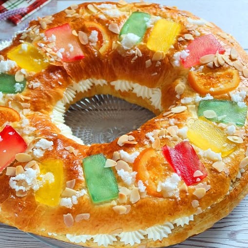 Roscón de Reyes Fácil sin Masa Madre