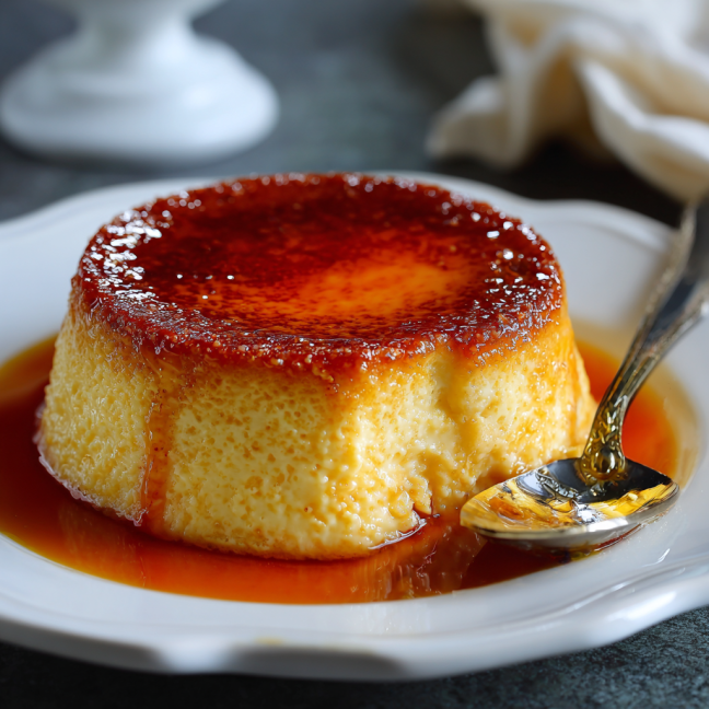 Flan casero de caramelo fácil