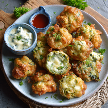 BUÑUELOS DE VERDURAS CON QUESO