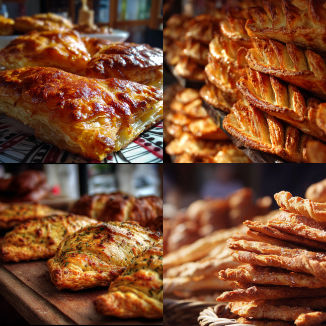 Bocados de Hojaldre Salados