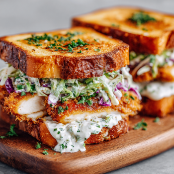 Sándwiches Cremosos de Pollo