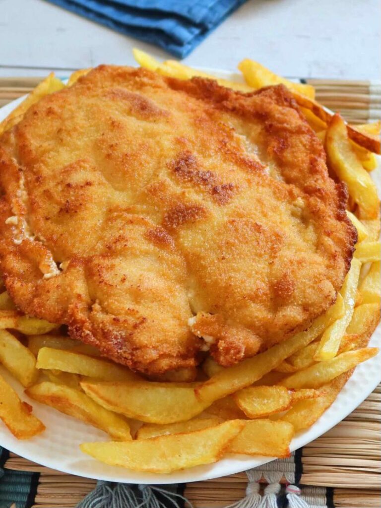Cachopollo con Queso de Cabra y Cebolla Caramelizada