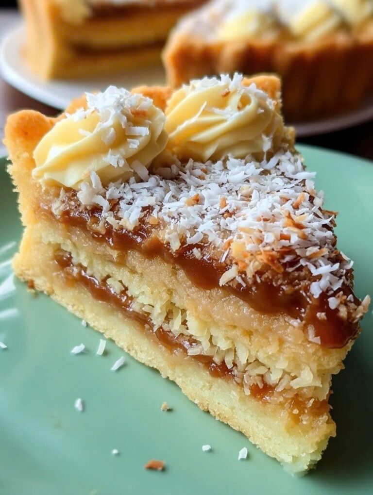 Tarta de Coco y Dulce de Leche