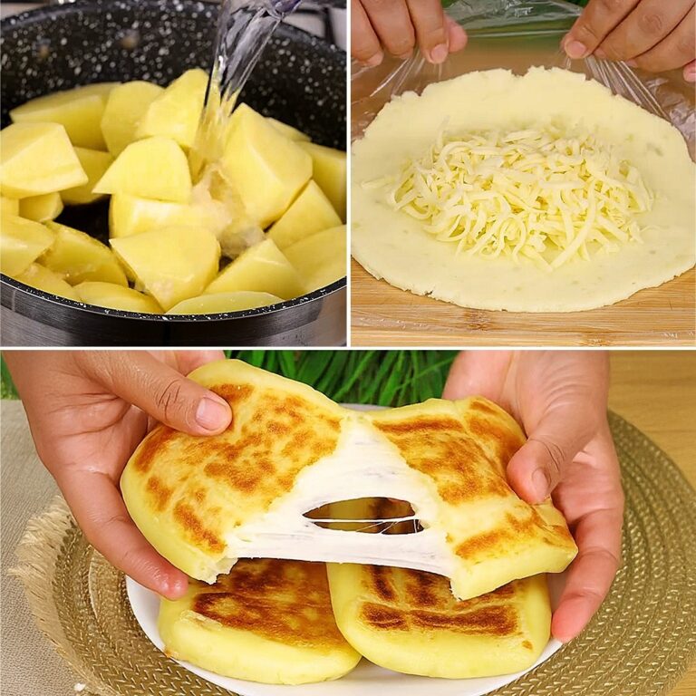 TORTITAS DE PAPA CON QUESO