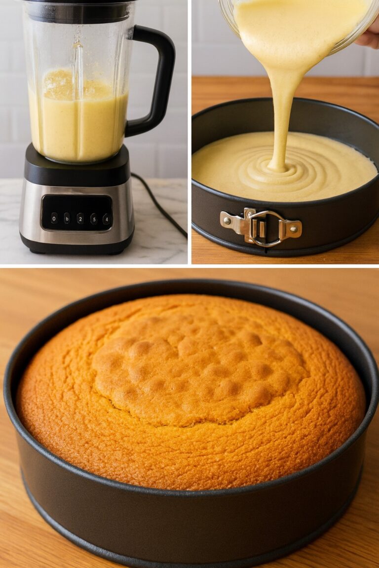 BIZCOCHO CASERO EN LICUADORA