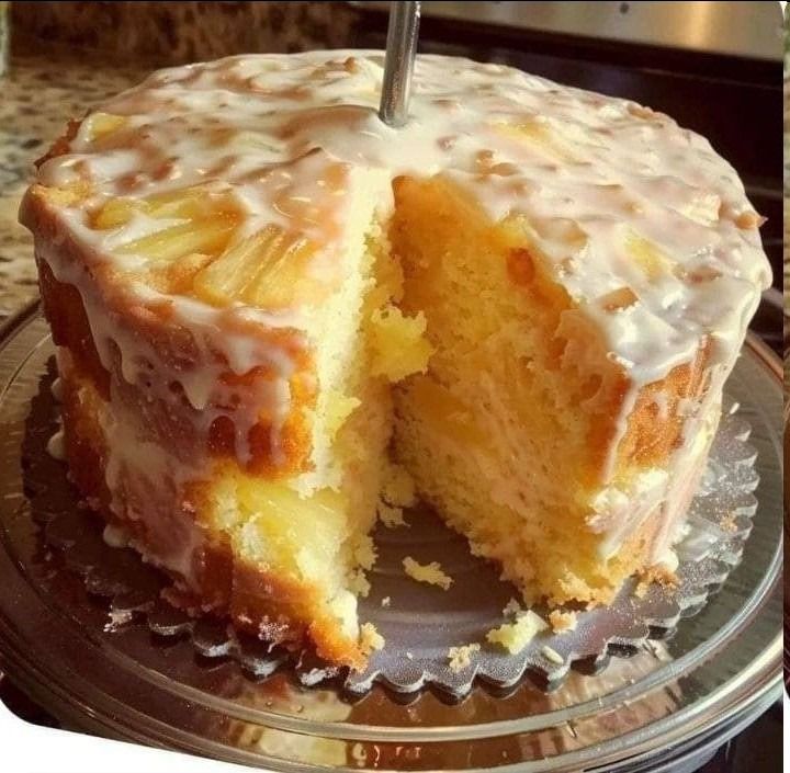 Pastel de Jugo de Piña