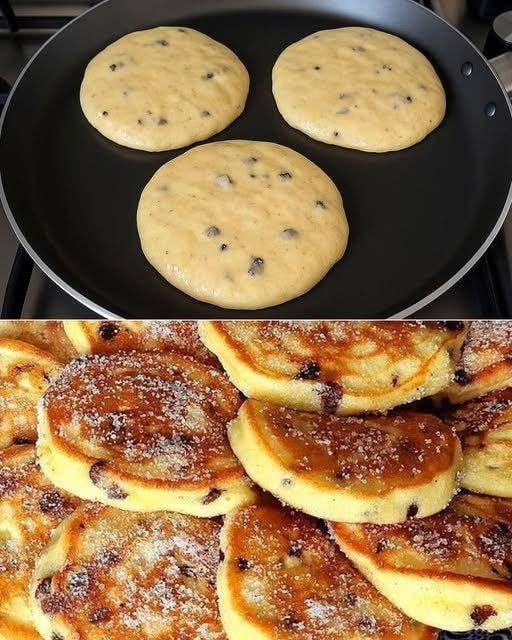 Tortitas de Avena con Chispas de Chocolate