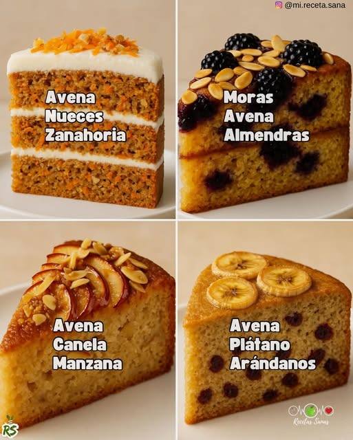 Ideas Saludables de Pasteles Caseros