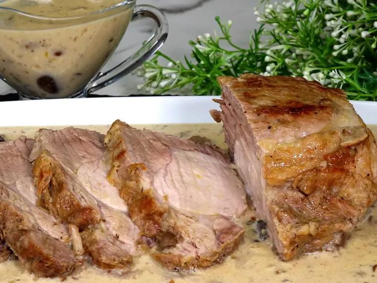 Lomo de Cerdo en Salsa (SIN HORNO)