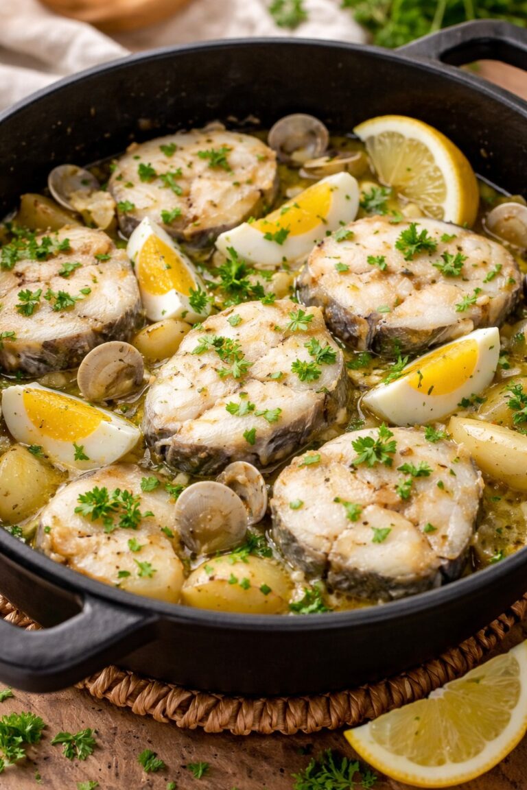 Merluza a la Vasca (Salsa Verde)