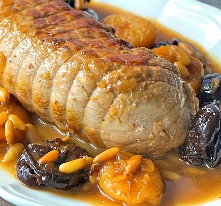 Solomillo de Cerdo en Salsa con Ciruelas y Orejones