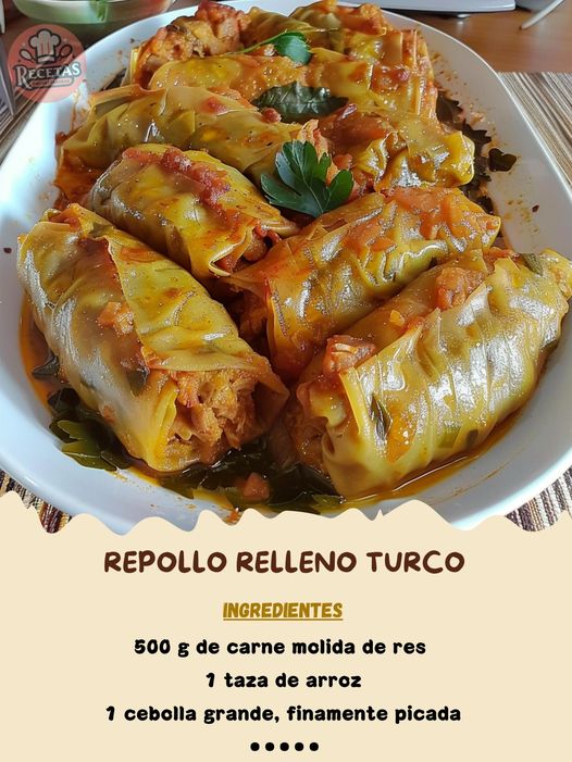Repollo Relleno Turco