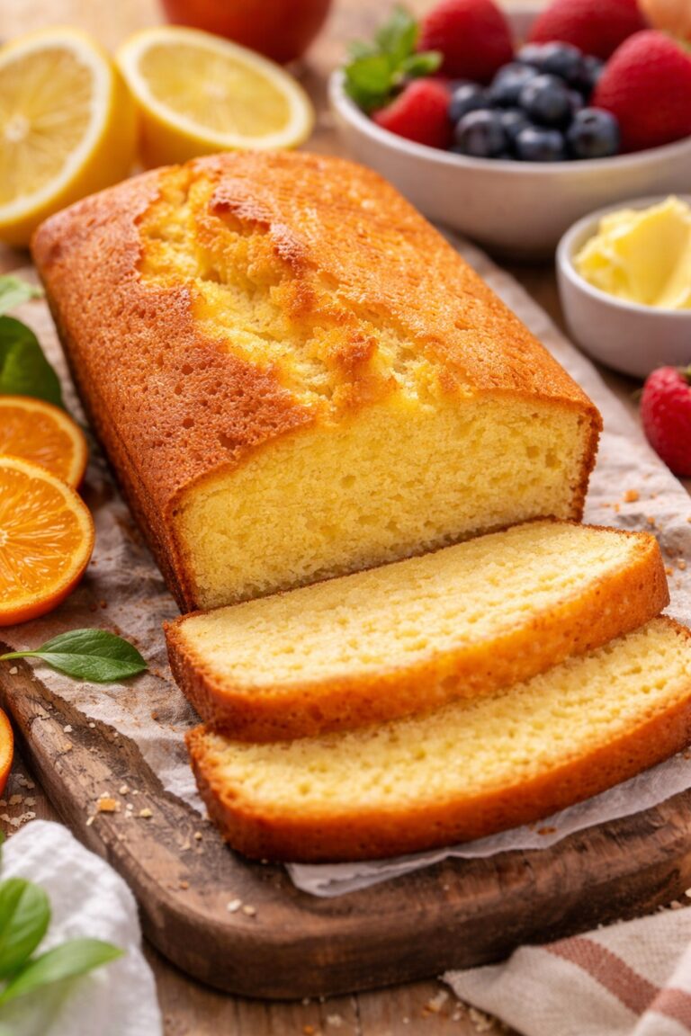 Bizcocho de Yogur y Naranja