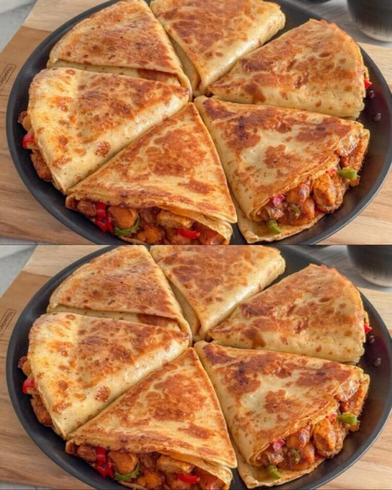 Crepes de Pollo Estilo Shawarma