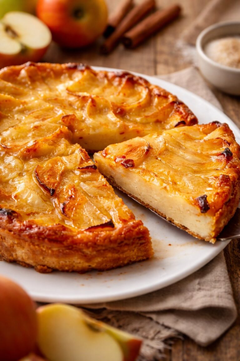 Tarta de Manzana con Crema Pastelera