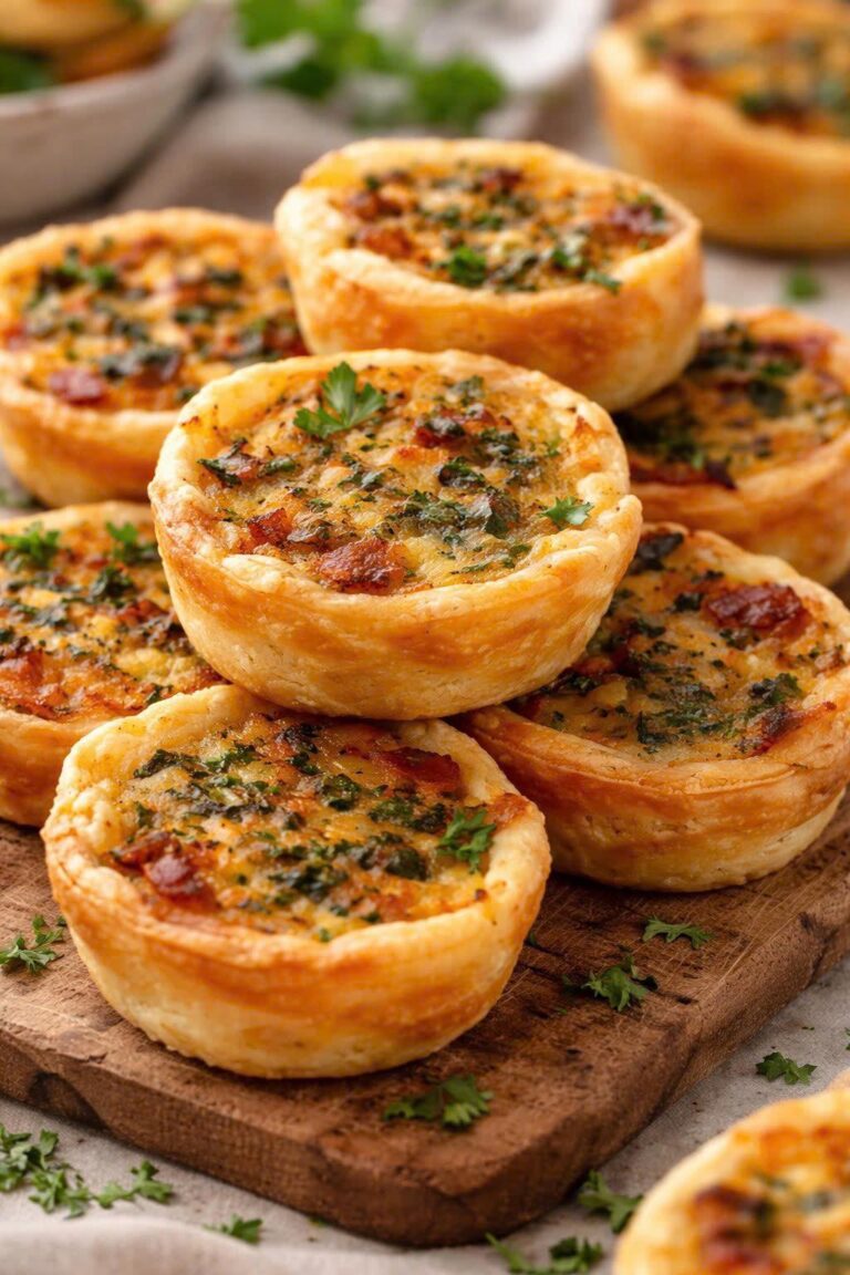 Tarta Salada de Queso y Cebolla