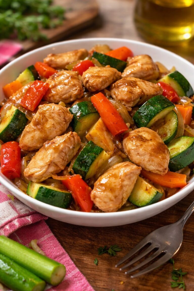 Salteado de Pollo y Verduras