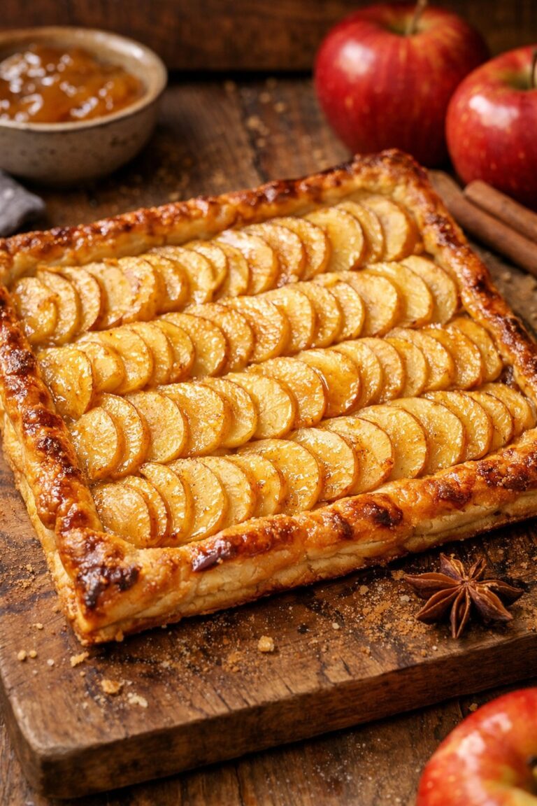 Tarta de Manzana con Hojaldre