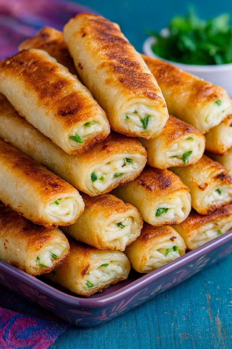 Crepes Rellenos de Mozzarella