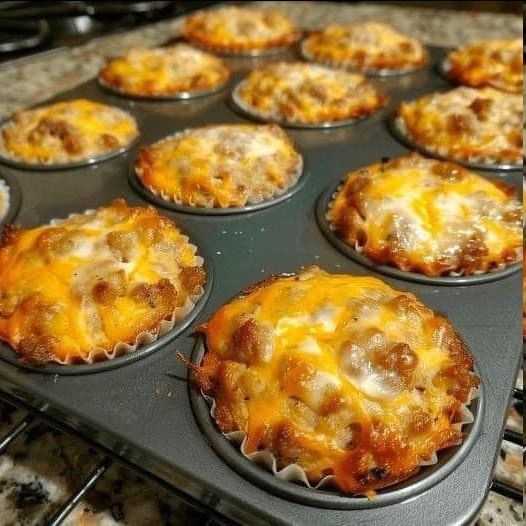 Muffins de Salchicha con Bisquick