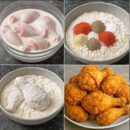 Pollo estilo KFC casero