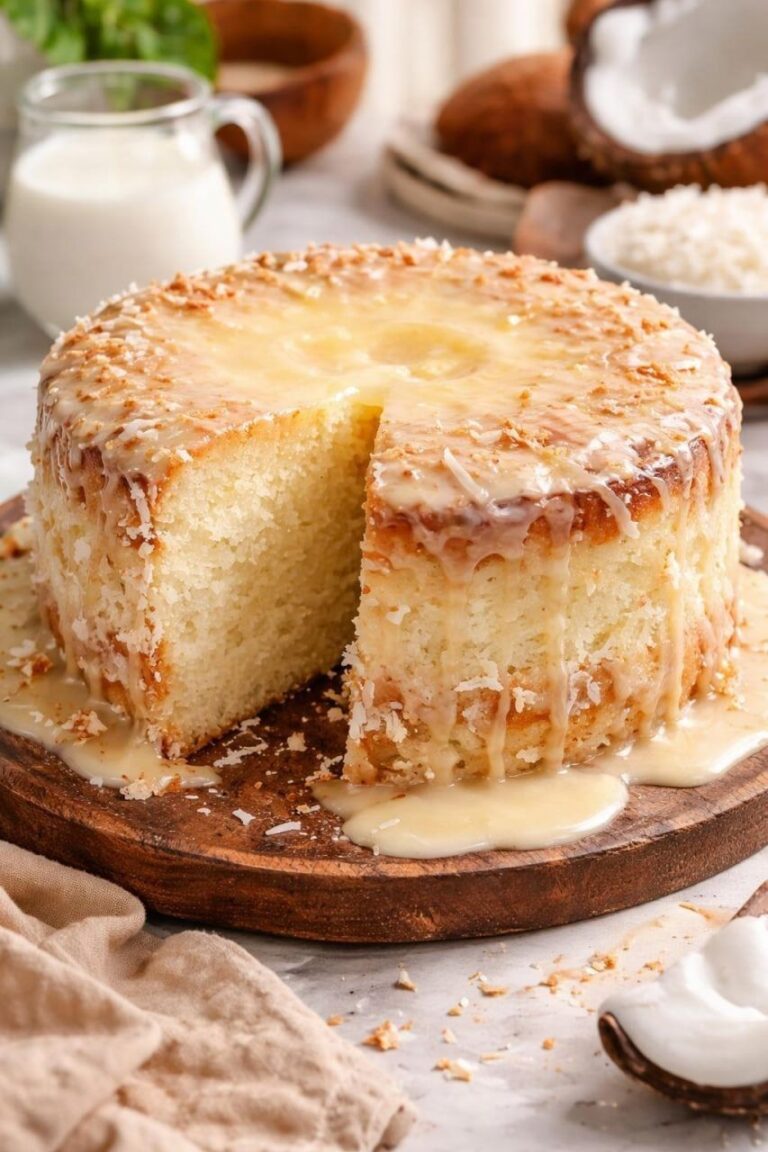 Bizcocho de coco y yogur