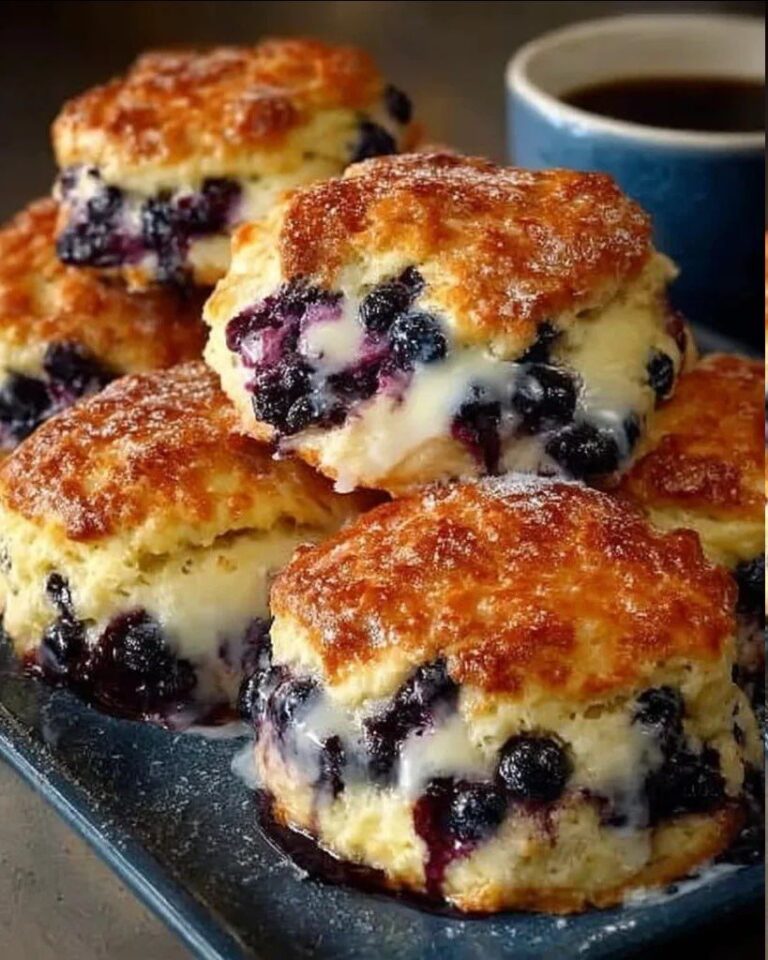 Galletas Suaves de Arándanos con Glaseado de Limón y Vainilla