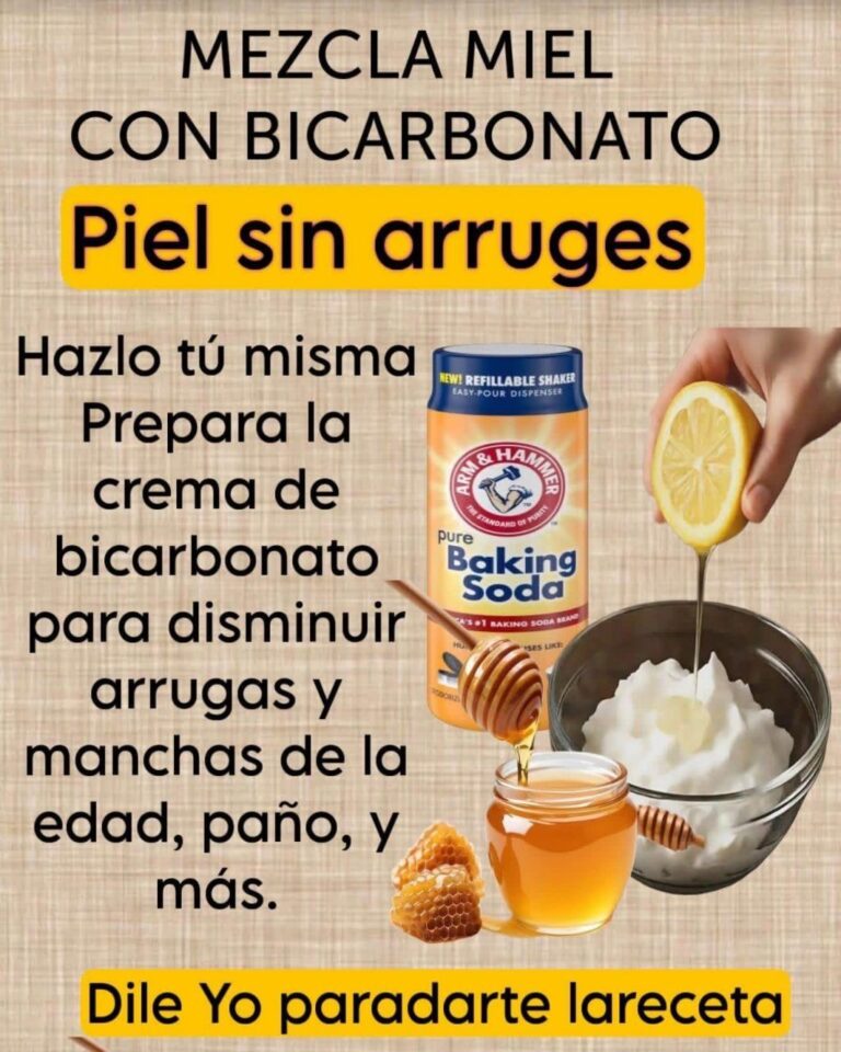 Crema Natural con Bicarbonato para Reducir Arrugas y Rejuvenecer la Piel