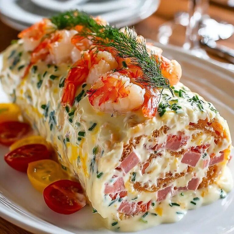 Tronco de Navidad con Vieiras y Salmón Ahumado