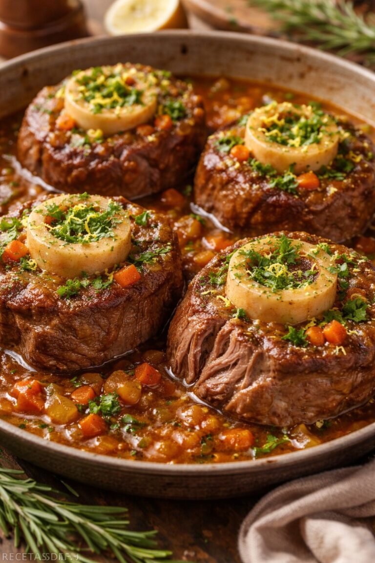 Osobuco de Ternera en Salsa: El Plato Clásico que Te Abraza con Sabor
