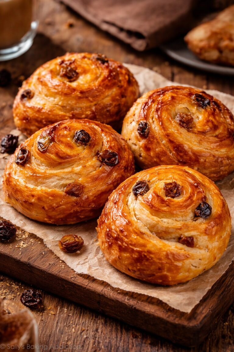 Enrollados de Canela con Pasas y Glaseado