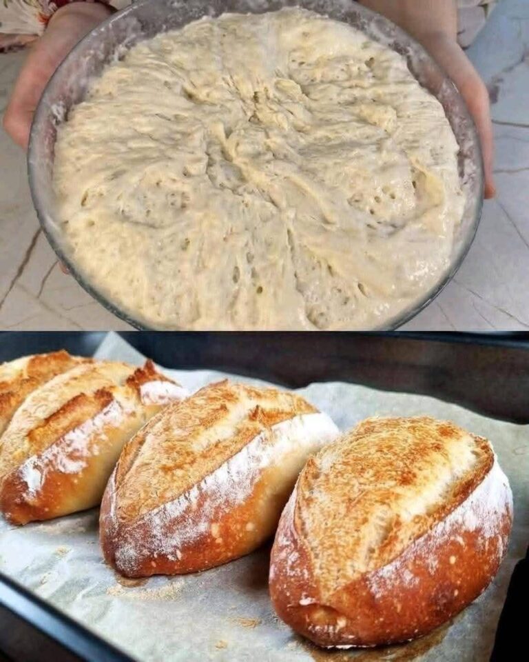 ¡No hornees pan hasta que veas esta receta! Pan perfecto sin amasar
