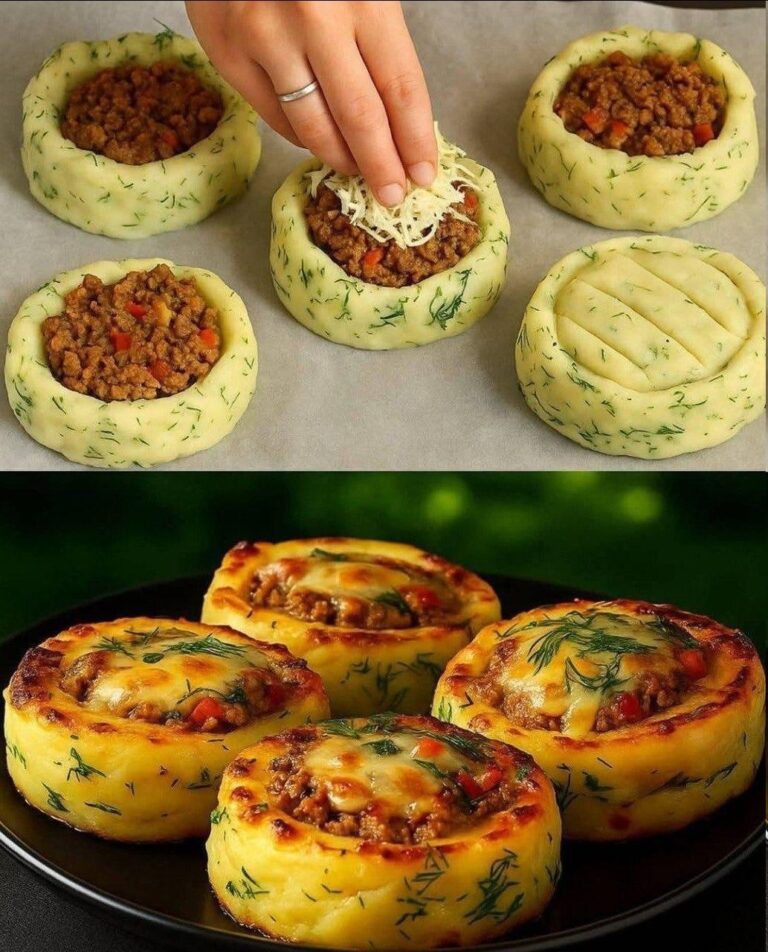 Nidos de Puré de Papa Rellenos