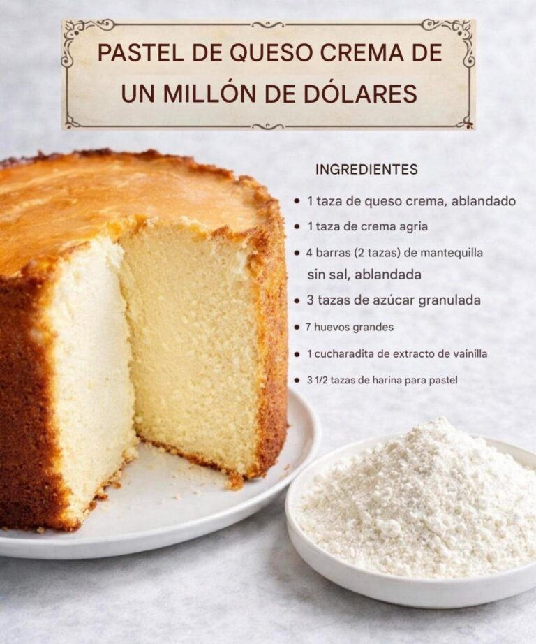 Pastel de Queso Crema de un Millón de Dólares: La Receta que Vale Oro