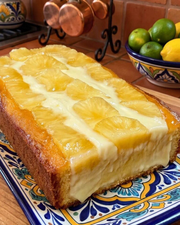 Pastel de Piña con Queso Crema