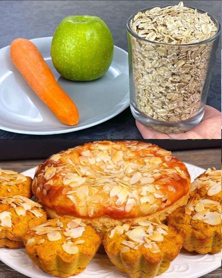 Muffins de Avena, Manzana y Zanahoria con Requesón: Saludables, Suaves y Irresistiblemente Deliciosos
