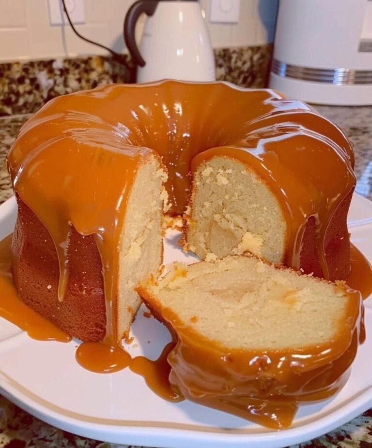 Pastel Glaseado de Caramelo: Un Clásico Irresistible y Elegante