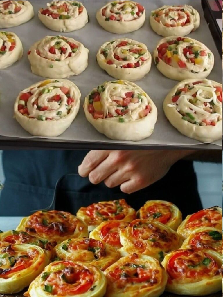 Magia de Pan Casero con Relleno Sabroso de Verduras