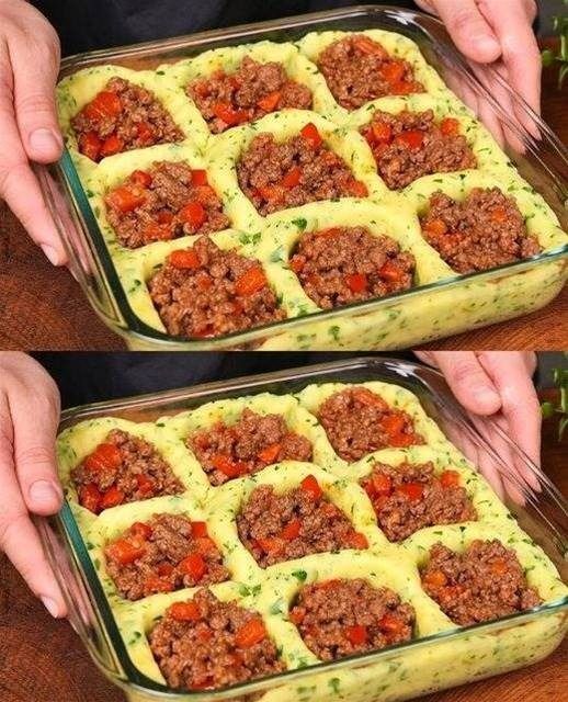 Pastel Proteico de Papas