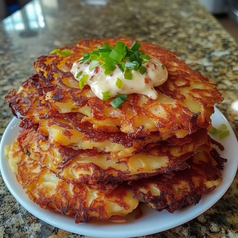 Tortitas de Patata Alemanas Crujientes (Kartoffelpuffer)