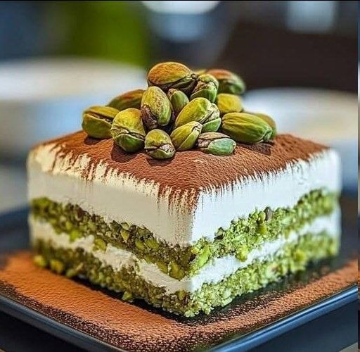Tiramisú de Pistacho: Una Versión Cremosa y Sofisticada del Clásico Italiano