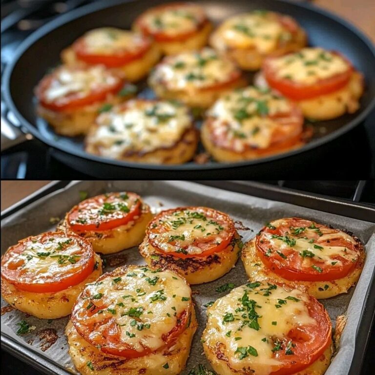 Mini Pizzas de Papa (Sin Horno): Crujientes, Fáciles y Deliciosas