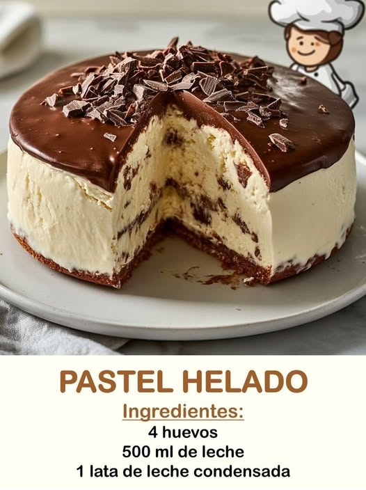 Pastel Helado: Un Postre Fresco, Cremoso y con Toque de Chocolate